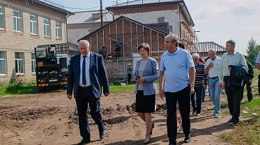 Рабочая поездка С.И.Грачева в западное Оренбуржье